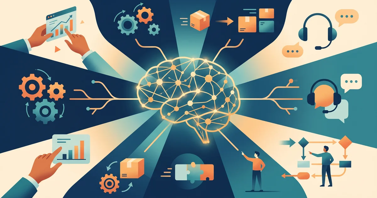 Editorial illustration for AI Agent: What It Is and How SMEs Use It